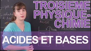 Acides et bases  PhysiqueChimie  3e  Les Bons Profs [upl. by Albertson]