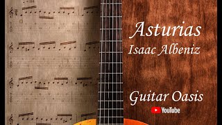 Asturias  Isaac Albeniz Solo  Guitar Tab [upl. by Eagle]