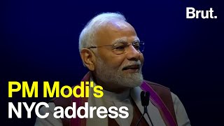 REPLAY quotPower is for protectingquot PM Modi speaks to Indian diaspora in New York [upl. by Dnomad810]