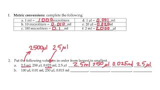 Converting between microliters μL and milliliters mL [upl. by Igenia262]