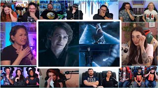 Youtubers Emotionally React To Anakin’s End Scene Reveal  AHSOKA EP 4 Ending Scene Reaction Mashup [upl. by Ayikal]