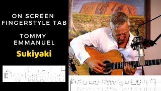 Tommy Emmanuel Sukiyaki  TAB [upl. by Ehgit]