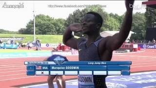 Marquise Goodwin 842m Birmingham 2016 [upl. by Francoise]