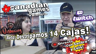 Canadian Games  Valencia Unboxing  quotReto Destripamos 14 Cajasquot 2024 [upl. by Aileahcim]