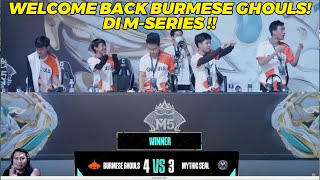 GAME INTENSE WELCOME BACK BURMESE TO M5  MYTHIC SEAL vs BURMESE GHOULS  Game 7  KBreakdown [upl. by Lord793]