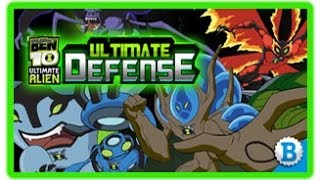 Ben 10  Ultimate Defense  Ben 10 Games [upl. by Oriole]