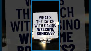 Watch This Before Using A Casino Welcome Bonus onlinecasino [upl. by Aleibarg]