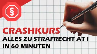 Strafrecht AT I Crashkurs  Zusammenfassung für die Klausur in 60 min [upl. by Treva]