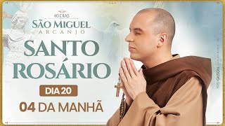 Santo Rosário  40 Dias com São Miguel Arcanjo 2024  0400  20° Dia  Live Ao vivo [upl. by Anele]