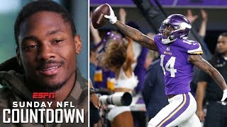 Stefon Diggs looks back at Vikings Minneapolis Miracle vs Saints  NFL Countdown [upl. by Etteuqaj962]