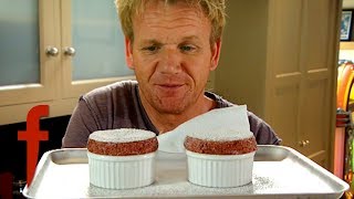 Raspberry Soufflé  Gordon Ramsays The F Word Season 4 [upl. by Anirahs262]