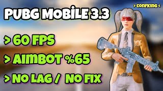 EN İYİSİ  33 60 FPS CONFİG PUBG MOBİLE 60 FPS CONFİG  AİMBOT CONFİG [upl. by Atthia]