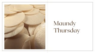 Maundy Thursday Worship 2024 Bethlehem Lutheran Church Glenshaw PA [upl. by Aniteb]