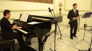 Sonata para Clarinete y Piano  movimiento 1 Allegro tristamente [upl. by Ellehcir793]