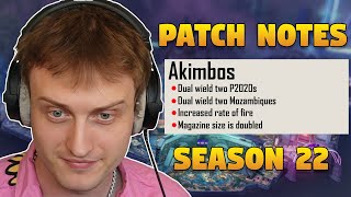 THE SEASON 22 PATCH NOTES ARE GOOD [upl. by Festatus416]