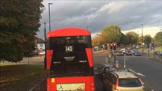 FULL ROUTE VISUAL  London Bus Route 696  Ruislip Hume Way to Hayes Bourne Ave  TA245 LG02FBN [upl. by Rakabuba308]