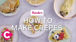 How to make crepes  Chatelaine Basics [upl. by Doownyl743]