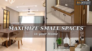 CREATIVE WAYS TO MAXIMIZE SMALL SPACES IN YOUR HOME  INTERIOR DESIGNING  DECOR ANTHEM  HYDERABAD [upl. by Kowtko]