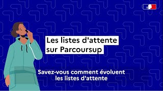 Parcoursup 2024  comment évoluent les listes d’attente [upl. by Hniht]