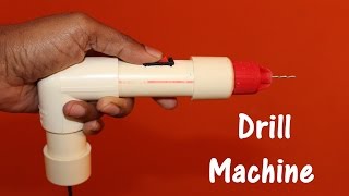 How To Make Drill Machine at home  EASY [upl. by Oiramat]