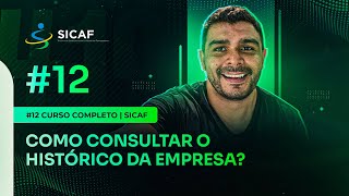 12 Como Consultar o Histórico da Empresa  TUTORIAL SICAF [upl. by Althee616]