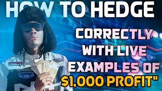 How to Hedge correctly with live examples of 1000 Profit FOREXLIVE XAUUSD [upl. by Reeba148]