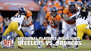 Steelers vs Broncos  Divisional Playoff Highlights  NFL [upl. by Cerelia]