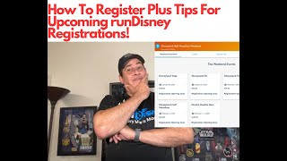 How To Register For runDisney Events Plus Some Tips [upl. by Eiramaneet]