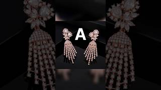 Choose your name first latter and see your jhumka latestcollection2024 viral newfancydesigner [upl. by Adamok]