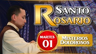 Santo Rosario de los Caballeros de la Virgen 01 de octubre Misterios Dolorosos [upl. by Enaled]