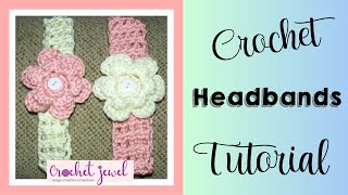 Easy Crochet Headband Tutorial for Beginners Step by Step  Crochet StepbyStep Guide [upl. by Adnohsel552]