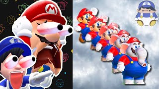 Mario Reacts To Nintendo Memes 14 ft SMG4 [upl. by Antonetta]