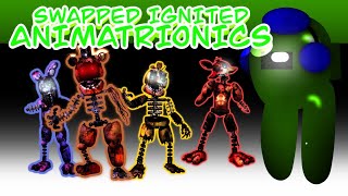 FNAF SPEED EDIT  Swap Ignited Animatronics [upl. by Bores62]