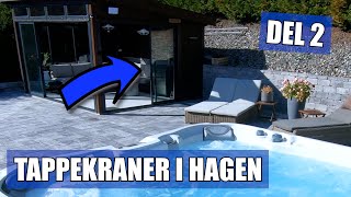 Tappekraner i hagen  Kegerator  Del 2  Bygging av hage med Jacuzzi og Hagestue [upl. by Rickey]