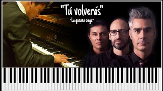 Tú volverás  La gusana ciega  Piano cover [upl. by Nairim]