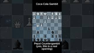 BEST OPENING EVER PEPSI COUNTERGAMBIT pepsi chess shorts chessdog [upl. by Erlina]