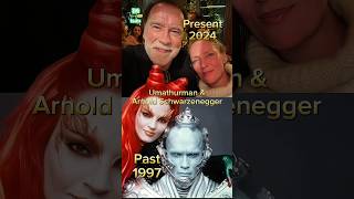 Uma Thurman amp Arnold Schwarzenegger Epic Reunion After Years arnoldschwarzenegger umathurman [upl. by Adena]