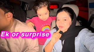 Ek or surprise diya  travel vlog  sitara yaseen vlog [upl. by Arracot]