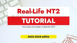 Tutorial Real Life NT2 2023  Hoe we samen Nederlands oefenen [upl. by Sualokcin]