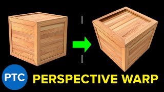 How to Change The Perspective of ANYTHING In Photoshop  Perspective Warp Guide [upl. by Nosinned985]