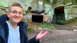 Exploring The Beech Caves In Staffordshire  HUGE Man Made Caves [upl. by Aifos3]