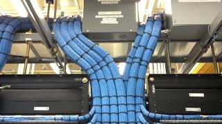 Telecom Room  Amazing Cat6 ShapingTermination [upl. by Ettenhoj92]