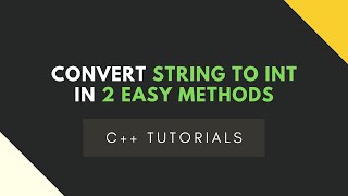 2 Easy Methods of Converting String to Integer in C [upl. by Enylekcaj520]