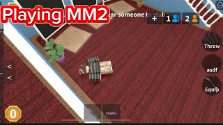 Playing Murder Mystery 2 With Friends  Roblox [upl. by Eseerehc]