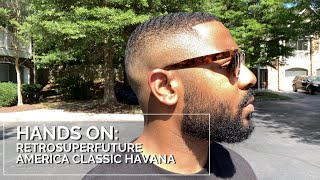 HANDS ON Retrosuperfuture America Classic Havana Sunglasses [upl. by Godfree]