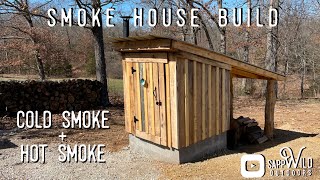 DIY Smoke House FULL Build  Hot and Cold Smoker  Homestead [upl. by Anail]