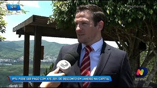 IPTU pode ser pago com até 20 de desconto em janeiro em Florianópolis [upl. by Haimerej]