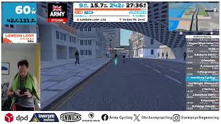 Zwift Racing  Stage 4 Punchy Power  London Loop Using Zwift Score [upl. by Atkins]