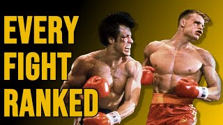 Every ROCKY Fight Scene RANKED Part 1 [upl. by Joh]