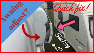 DO THIS Fiamma Canopy Awning fix tips 2021 [upl. by Aynat448]